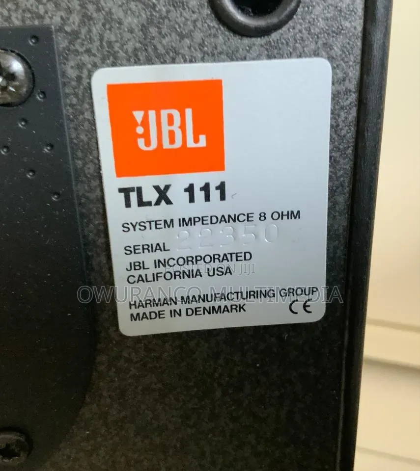 JBL TLX 111 Bookshelf Champion: Studio Cabinet Deep Bass Punch