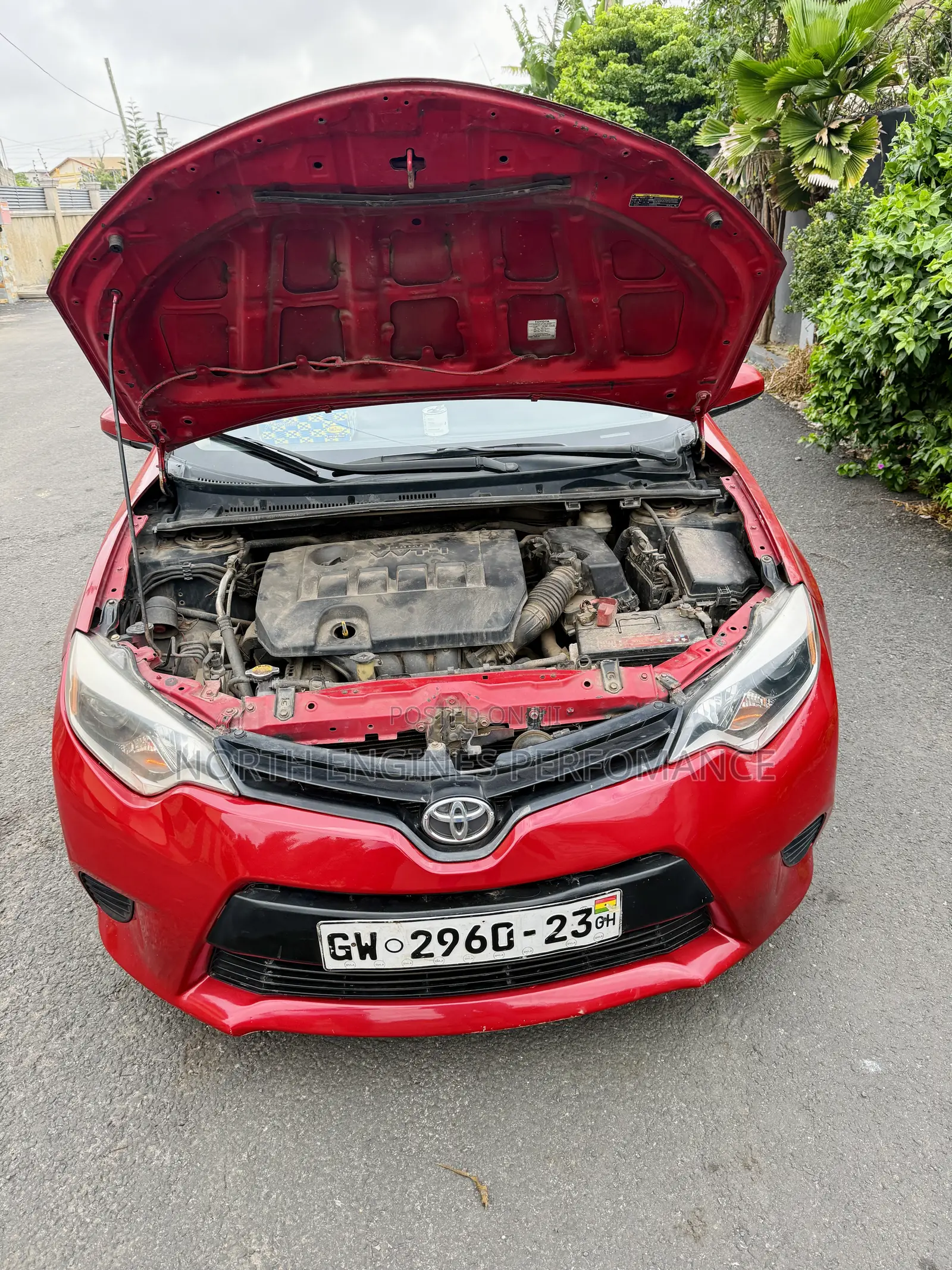 Toyota Corolla 2015 Red