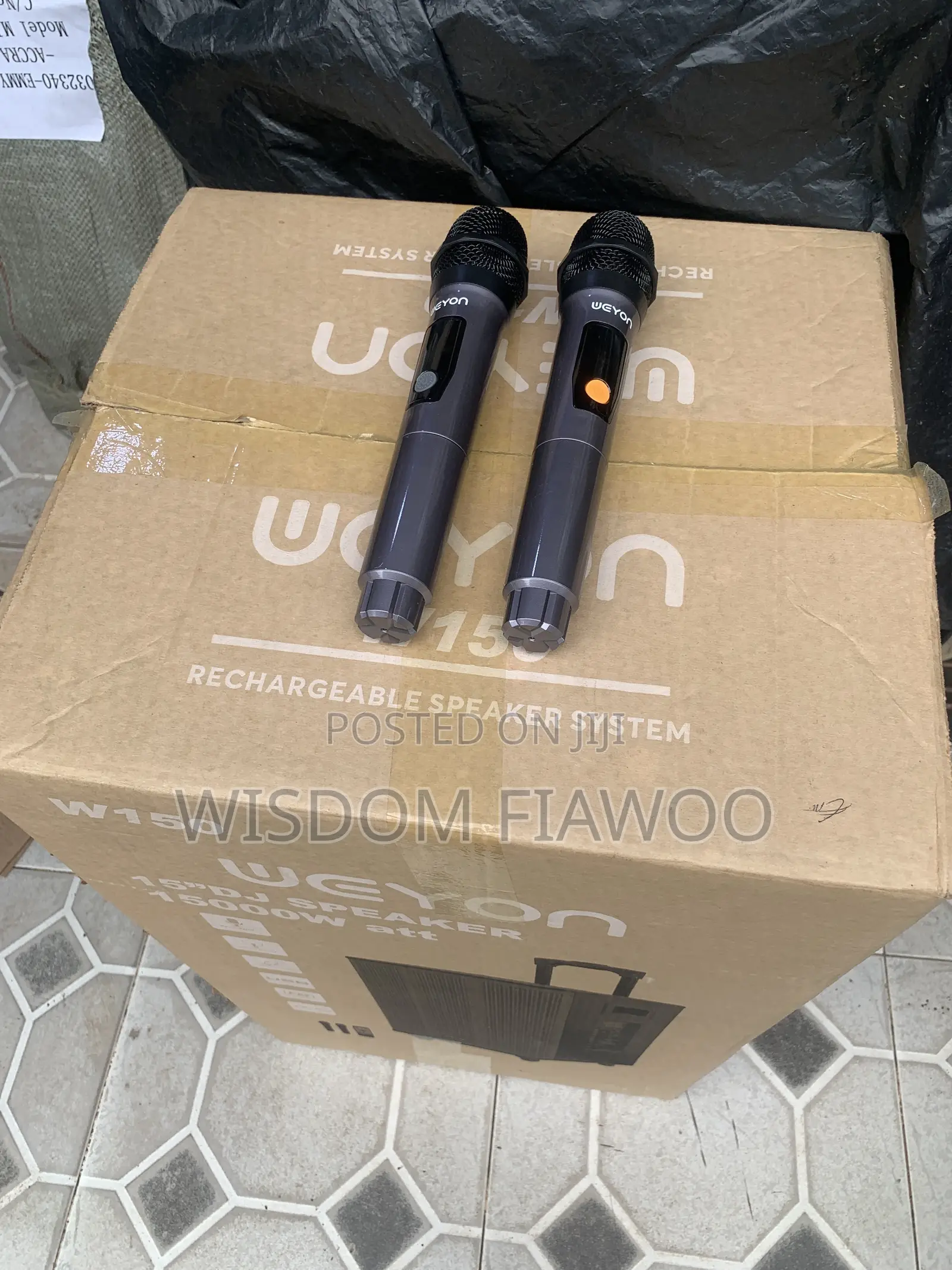 Weyon W150 15,000w Loud Speaker With 2 Mics