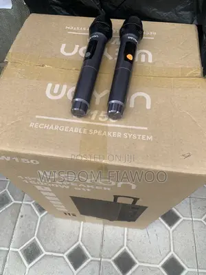 Weyon W150 15,000w Loud Speaker With 2 Mics
