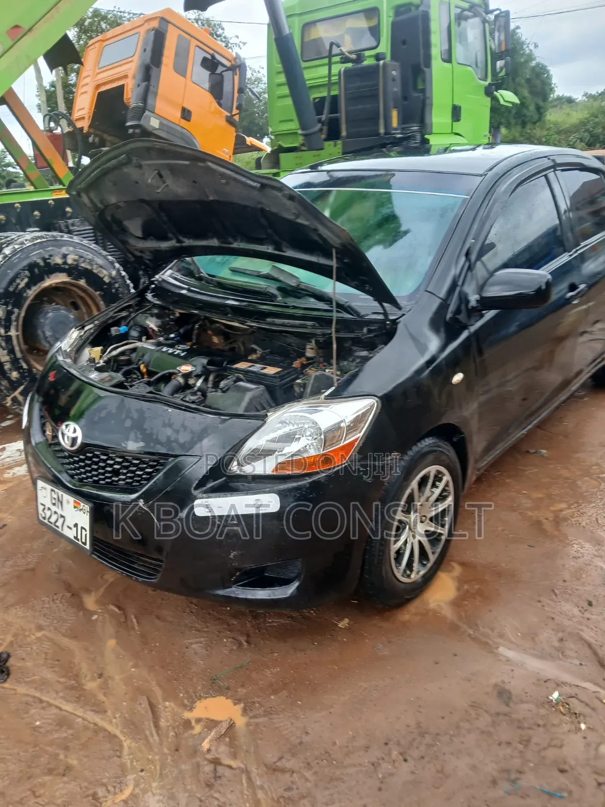 Toyota Yaris 2008 Black