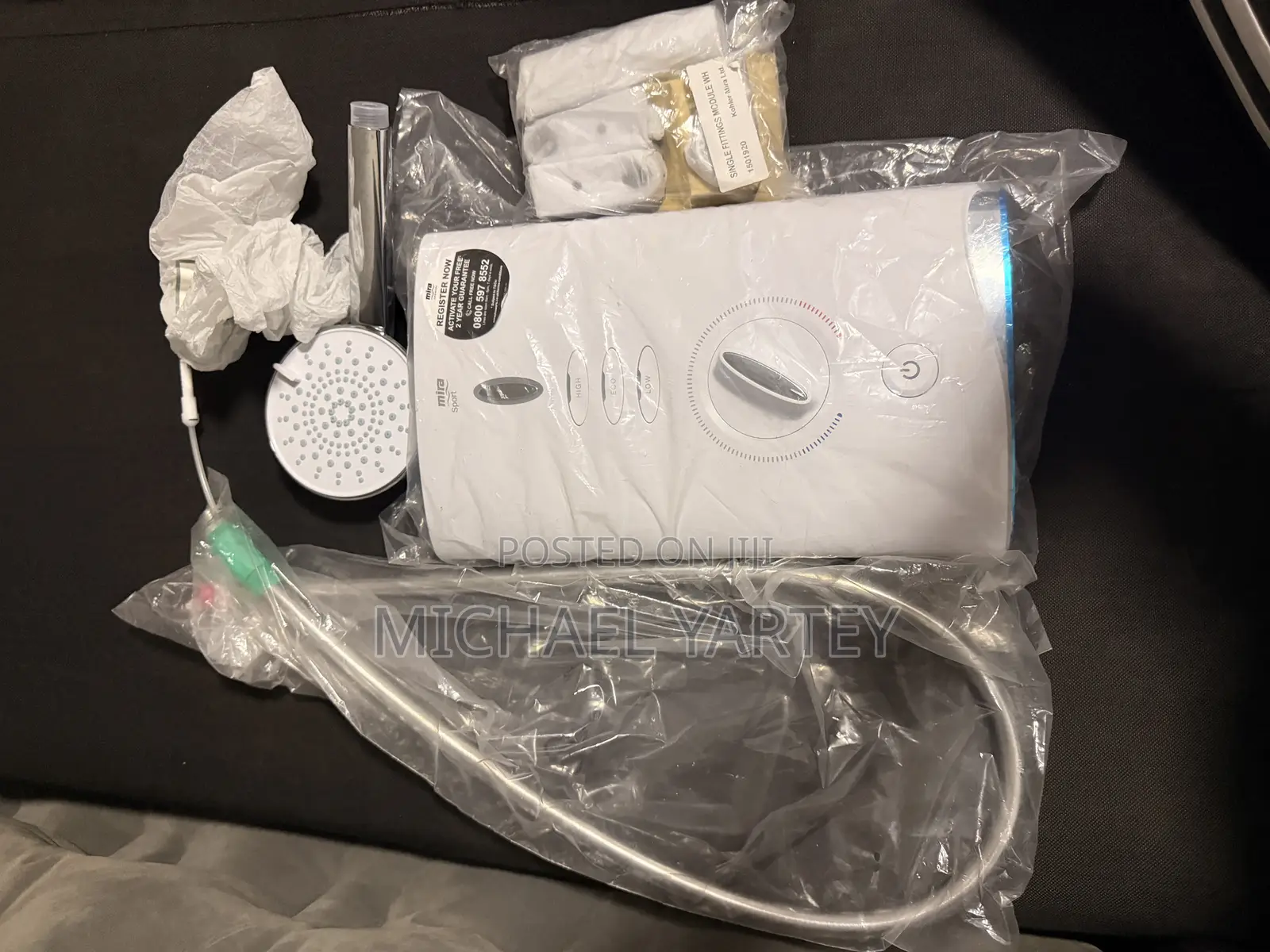 Mira Sport Max Airboost 9kW Electric Shower - White Chrome