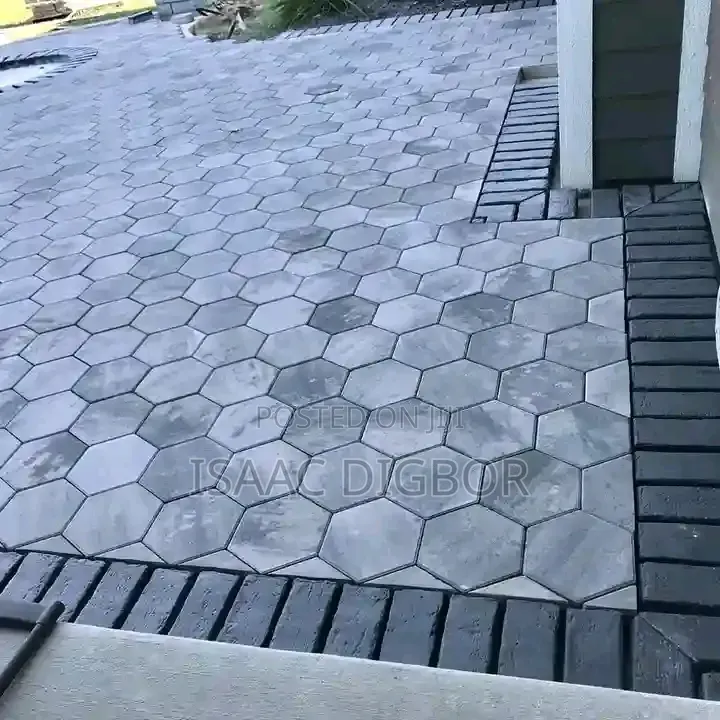 We Took Pavements Concrete Stamping Designs of Walls Tiling and Sulfur