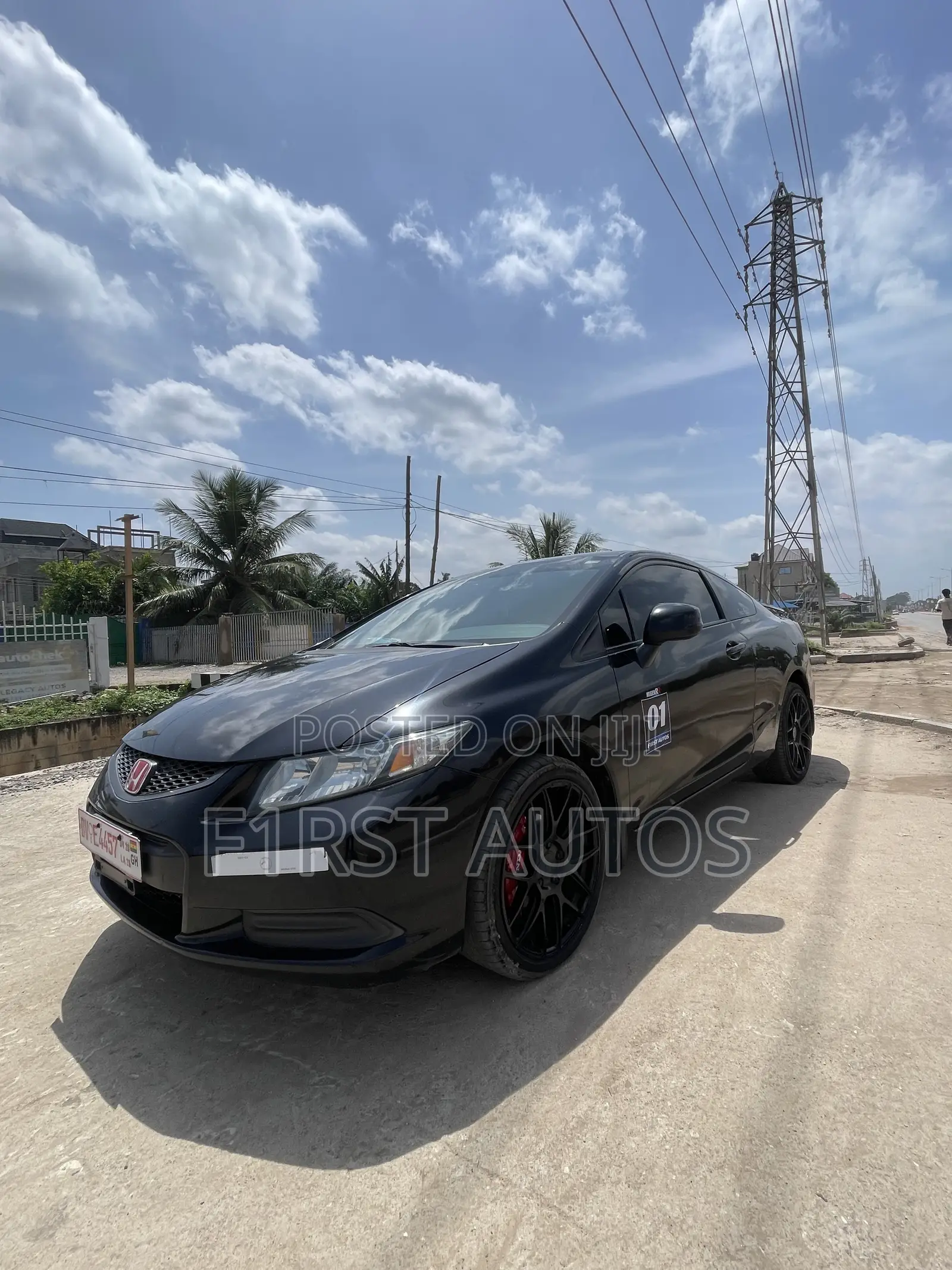 Honda Civic Coupe EX 2013 Black