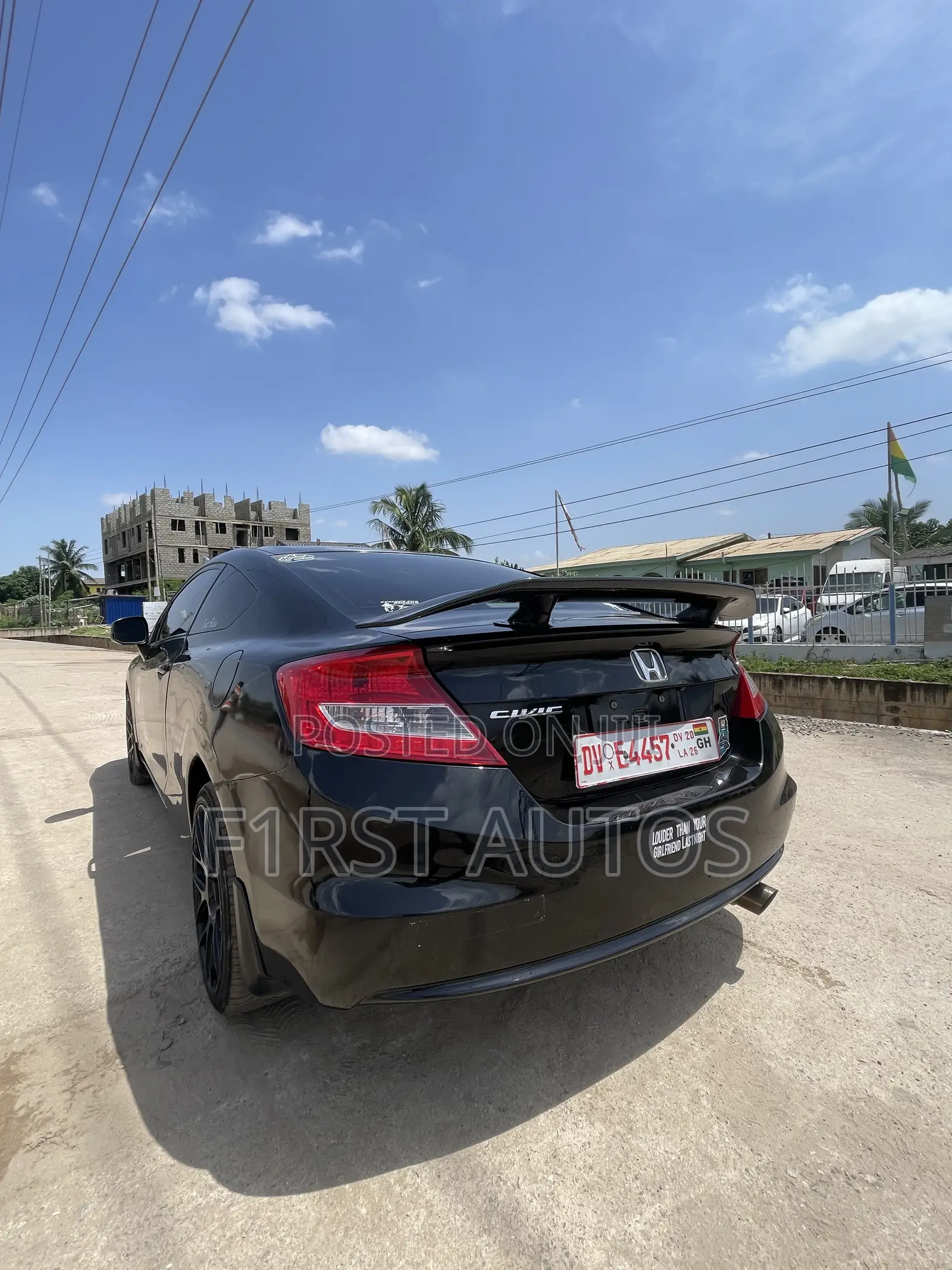 Honda Civic Coupe EX 2013 Black