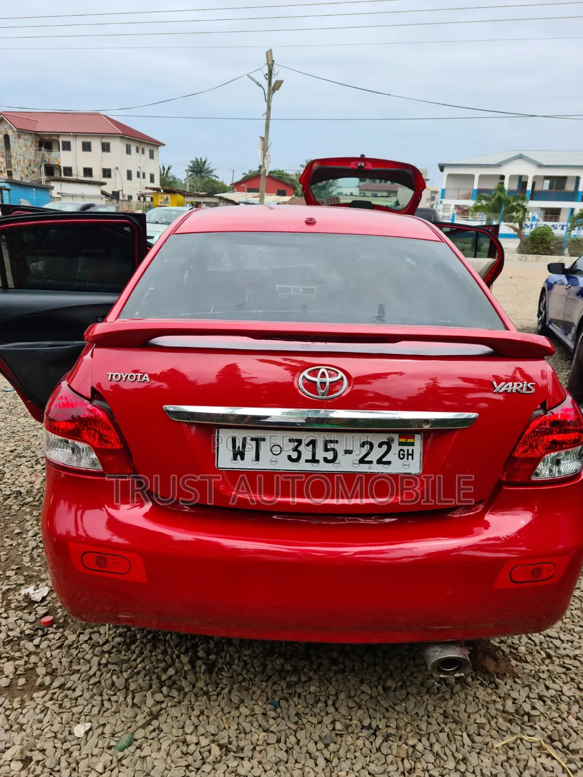 Toyota Yaris 2010 Red