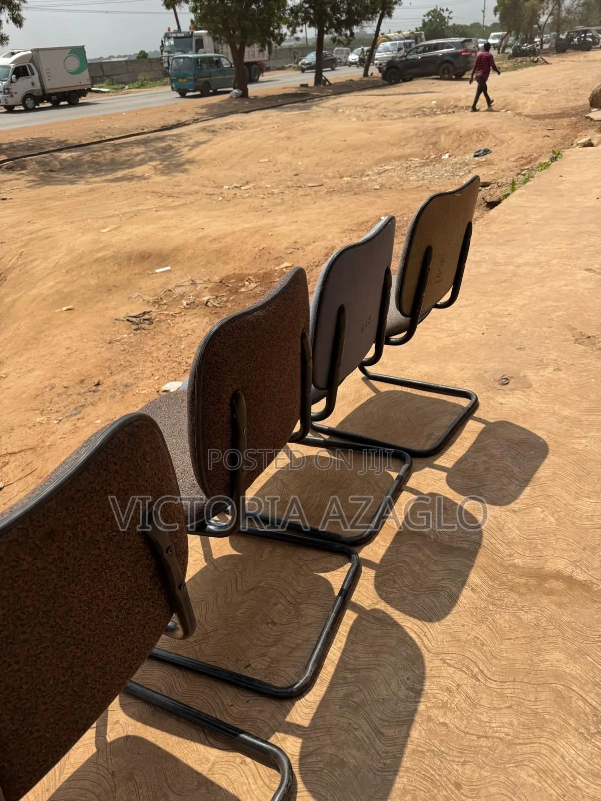 Armless Office Chair