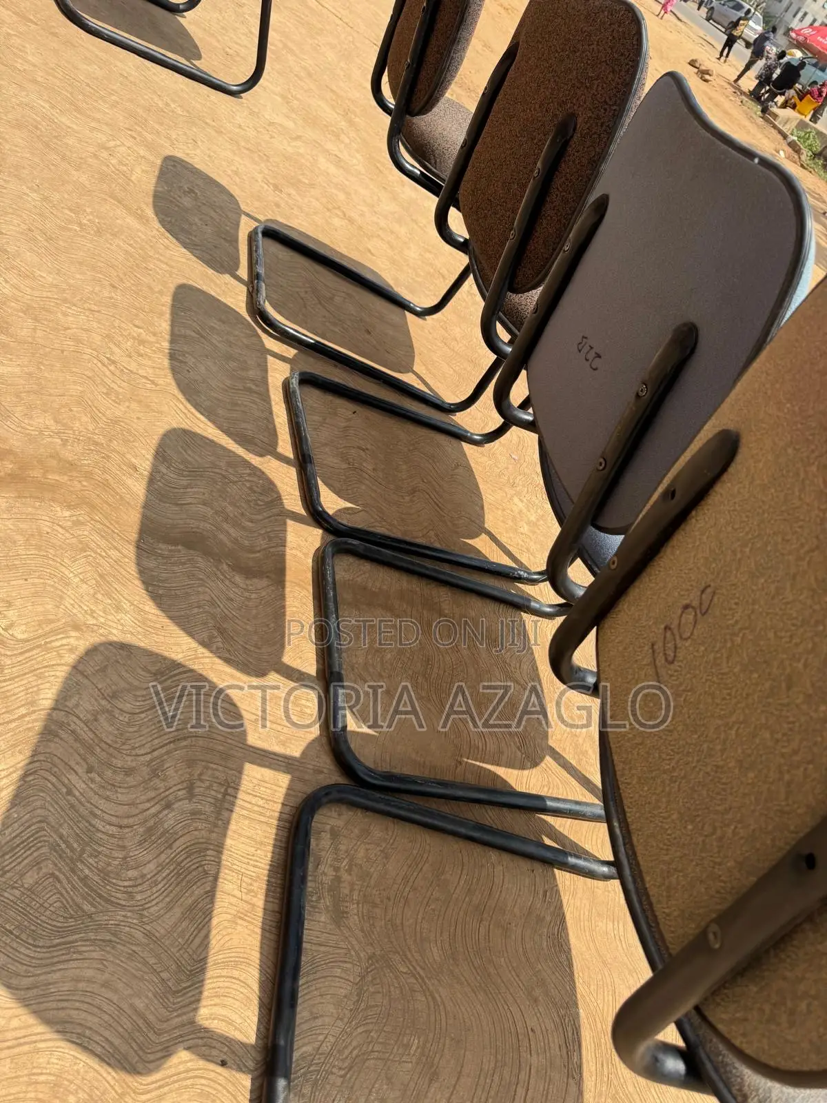 Armless Office Chair