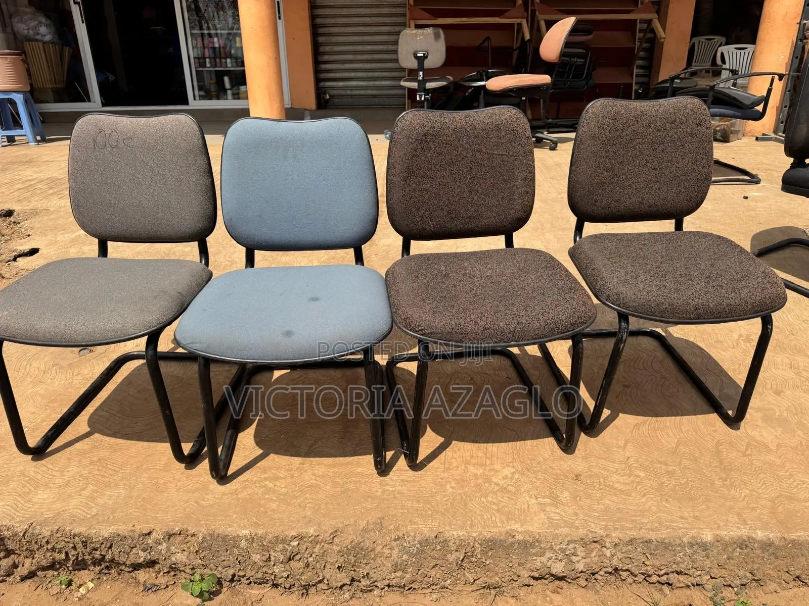 Armless Office Chair
