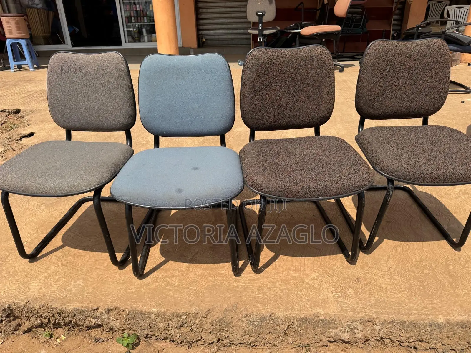 Armless Office Chair
