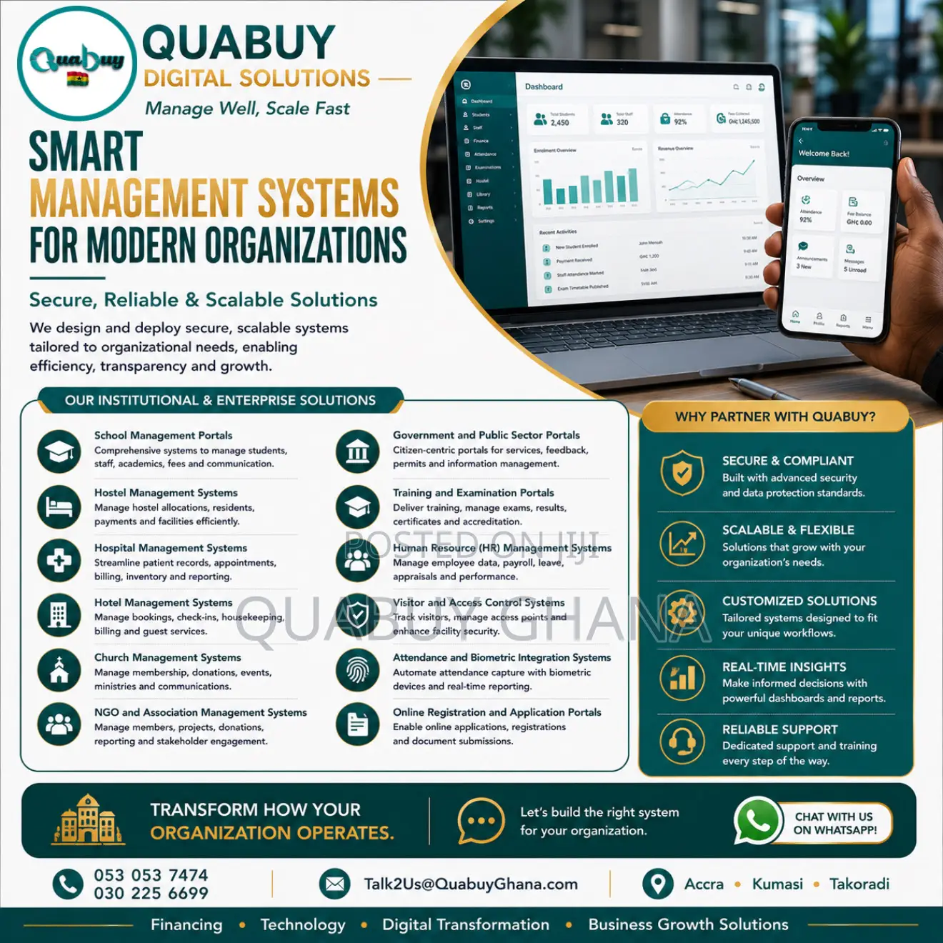 Website | Management System | Mobile App