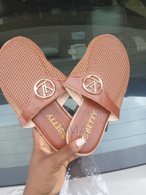 BBetty Mesh Flat Slide Slippers