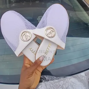 BBetty Mesh Flat Slide Slippers