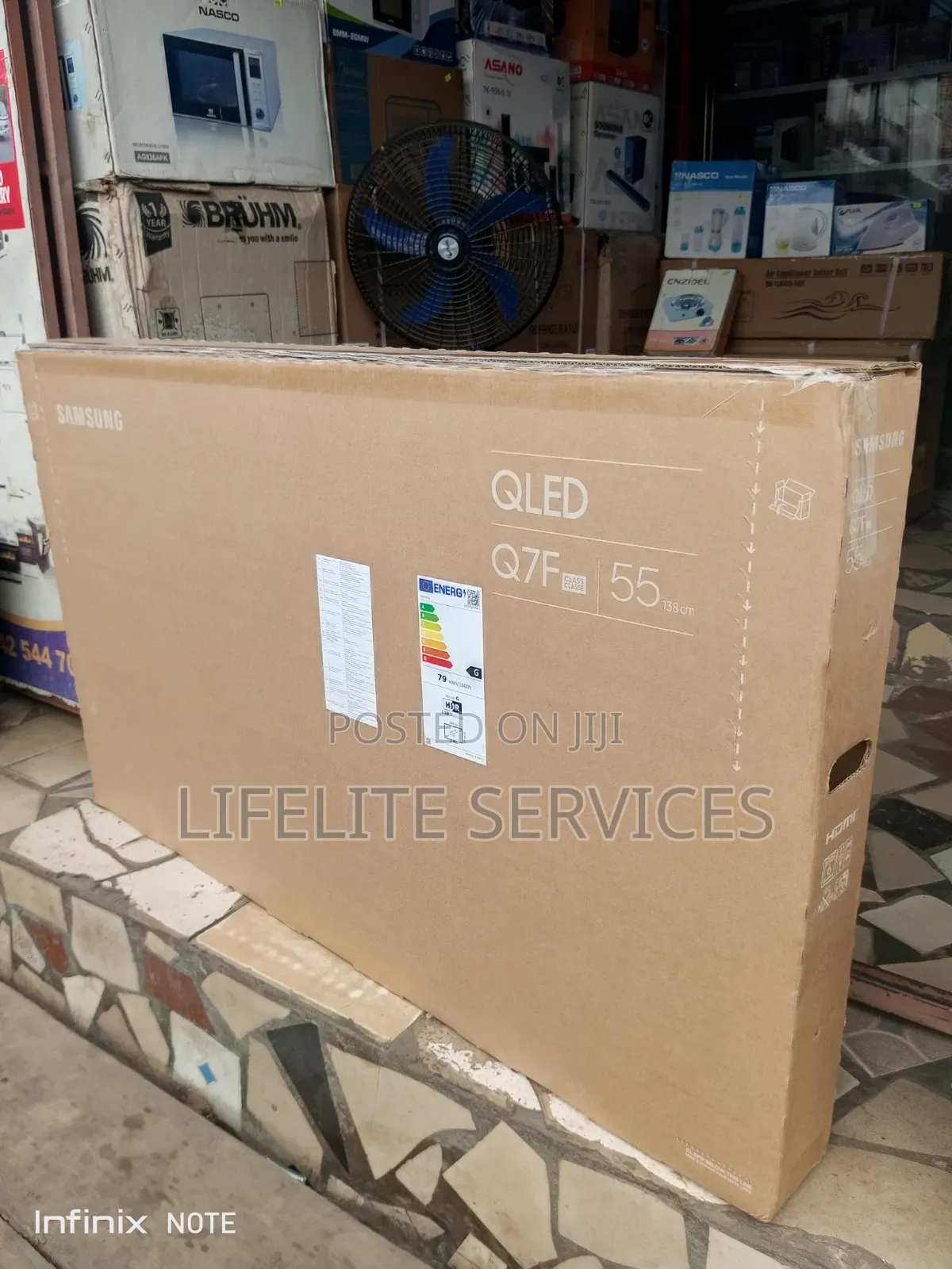 Samsung 55" Q7F QLED Smart TV | 2025 Model | UHD | AI TV