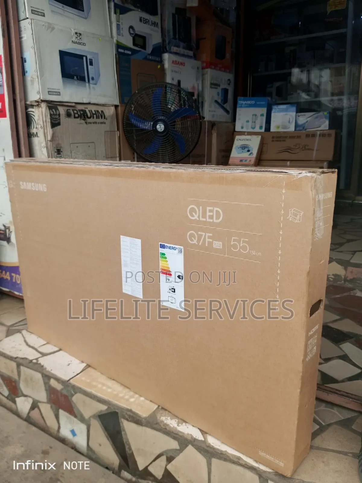 Samsung 55" Q7f Qled Smart TV - Free Delivery Within Accra