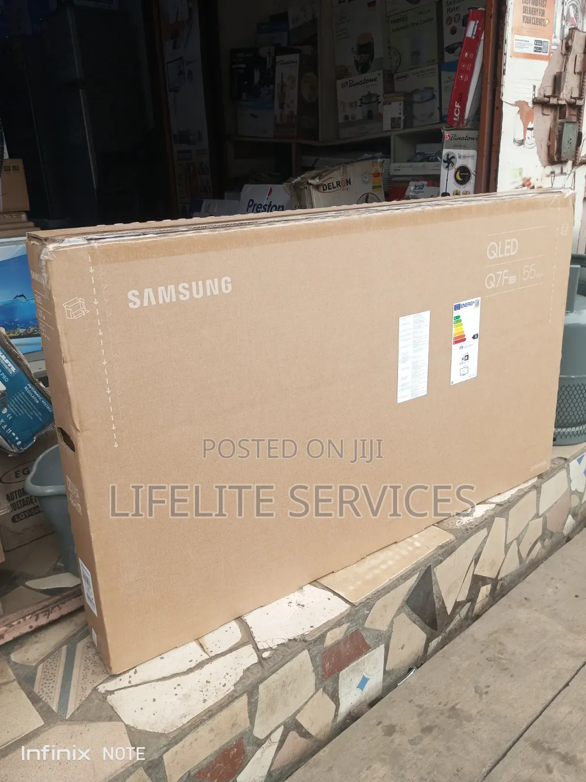 Samsung 55" Q7f Qled Smart TV - Free Delivery Within Accra