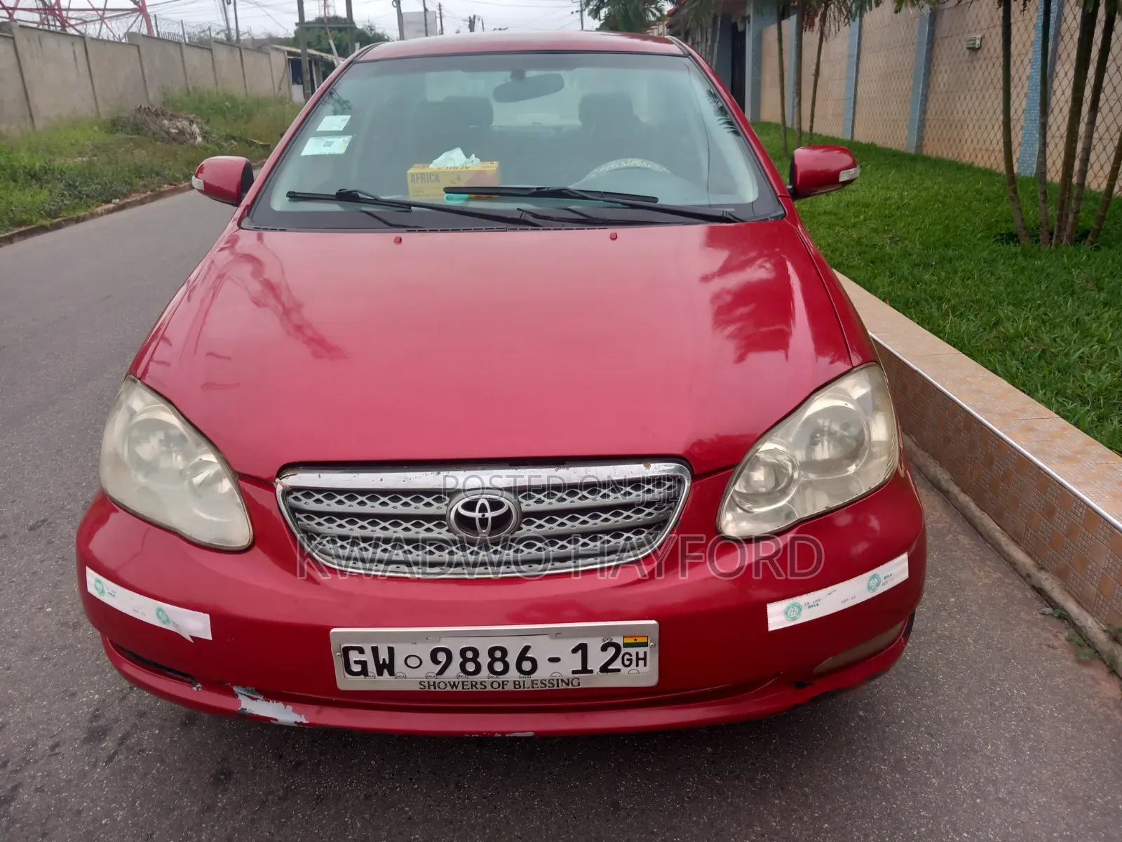 Toyota Corolla 2005 Red