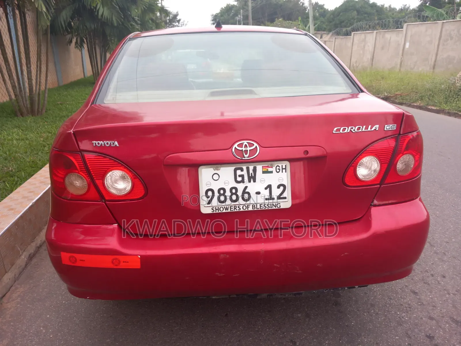 Toyota Corolla 2005 Red