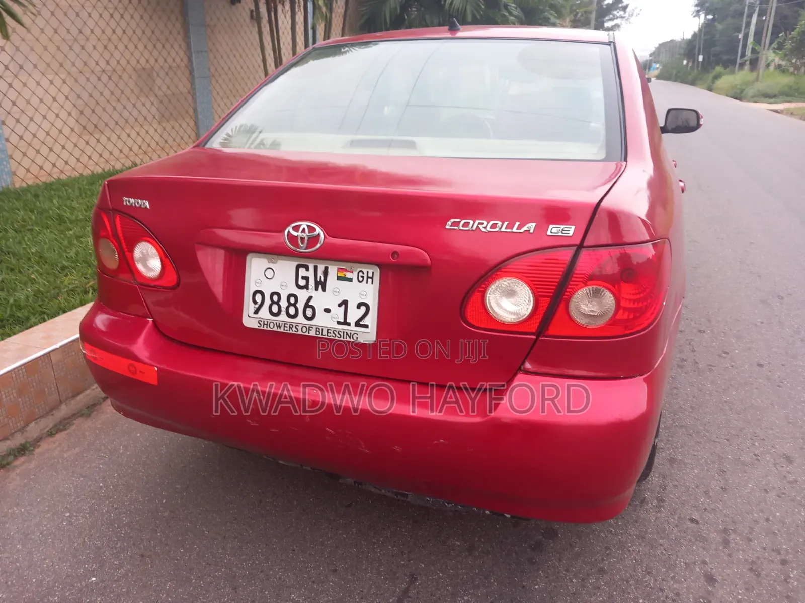 Toyota Corolla 2005 Red