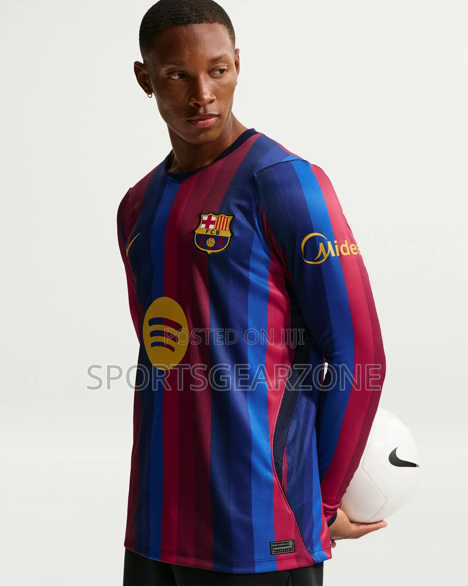 Barcelona Home Kit Both Long Sleeves and Short Sleeves