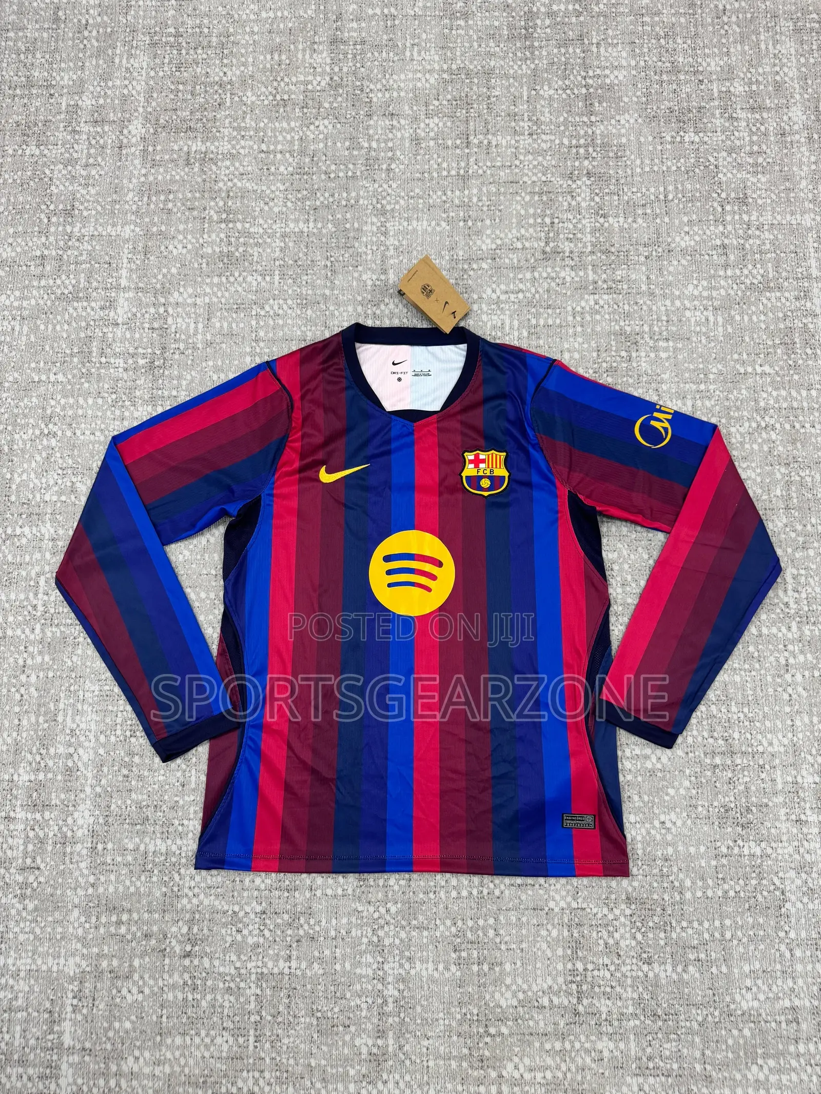 Barcelona Home Kit Both Long Sleeves and Short Sleeves