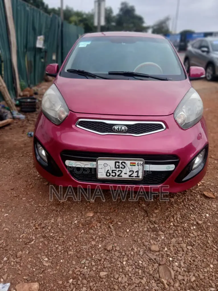 Kia Morning 2013 Red