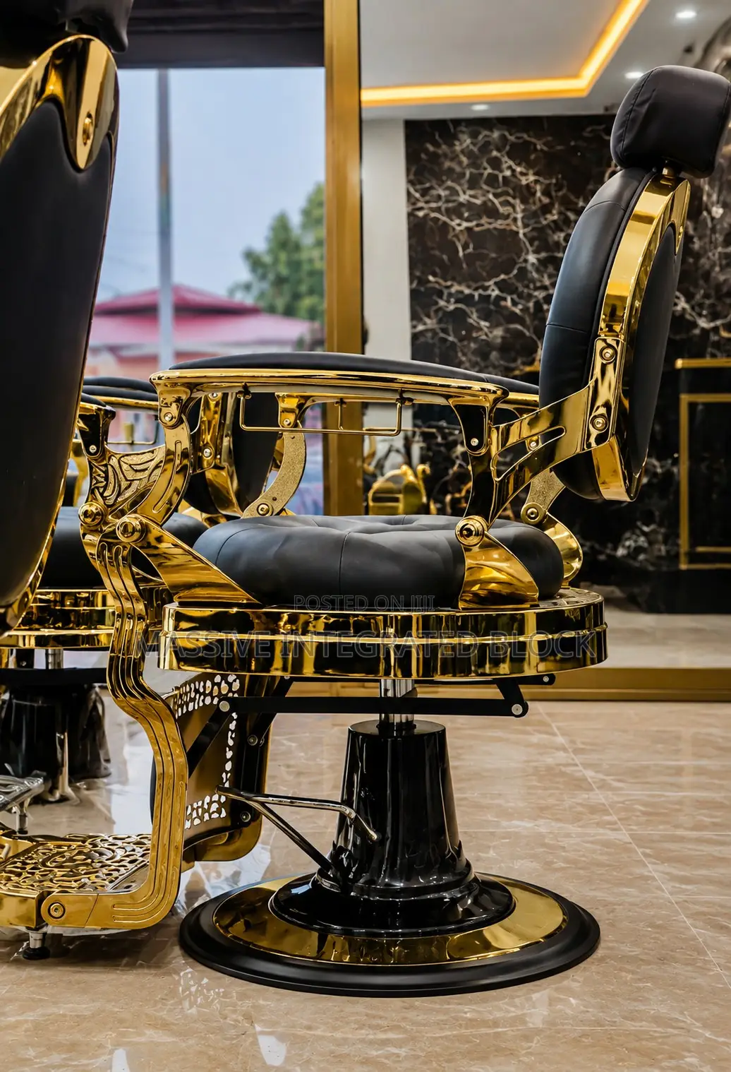 Luxury Professional Barbering Chair