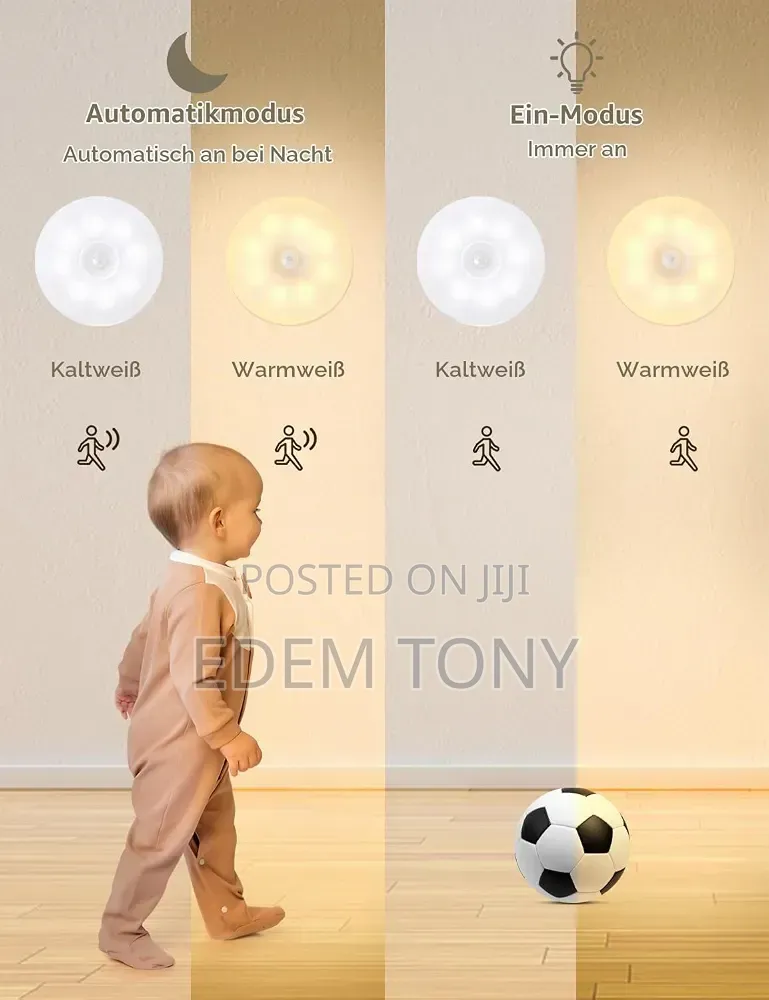 Motion Sensor- Lights Indoor - 8 Pack