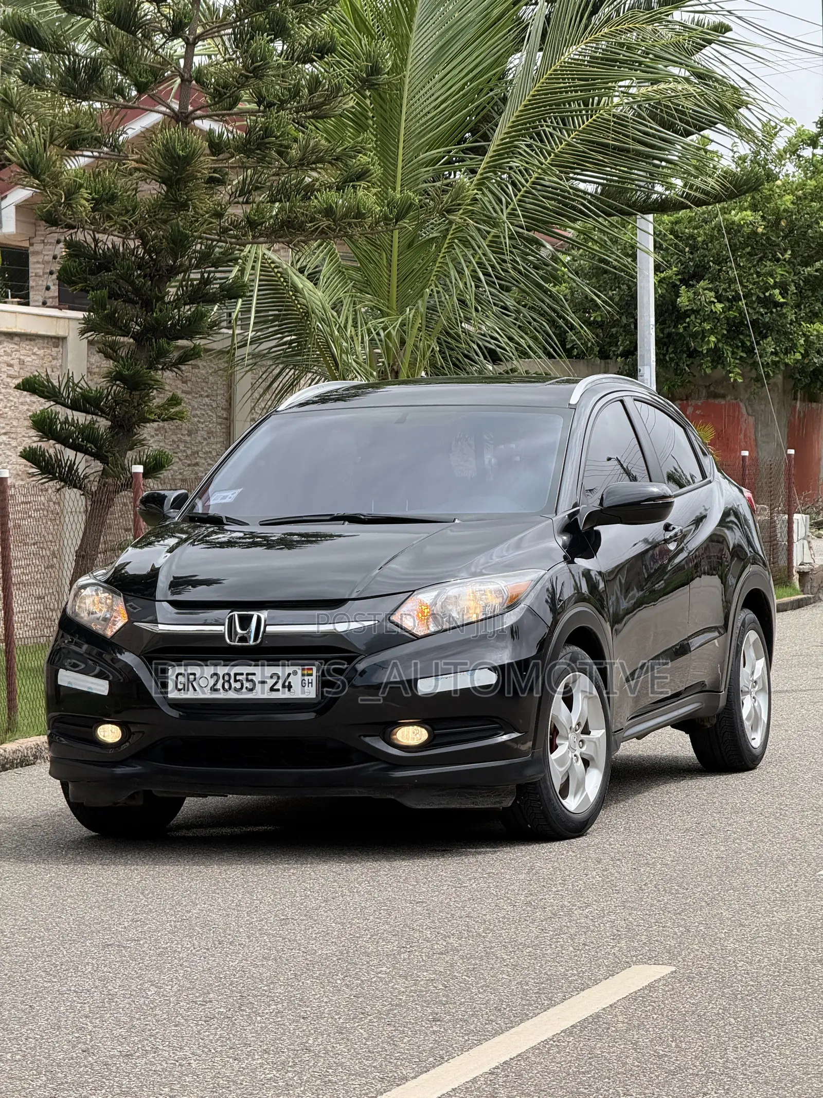 Honda HR-V EX-L w/Navigation AWD 2018 Black