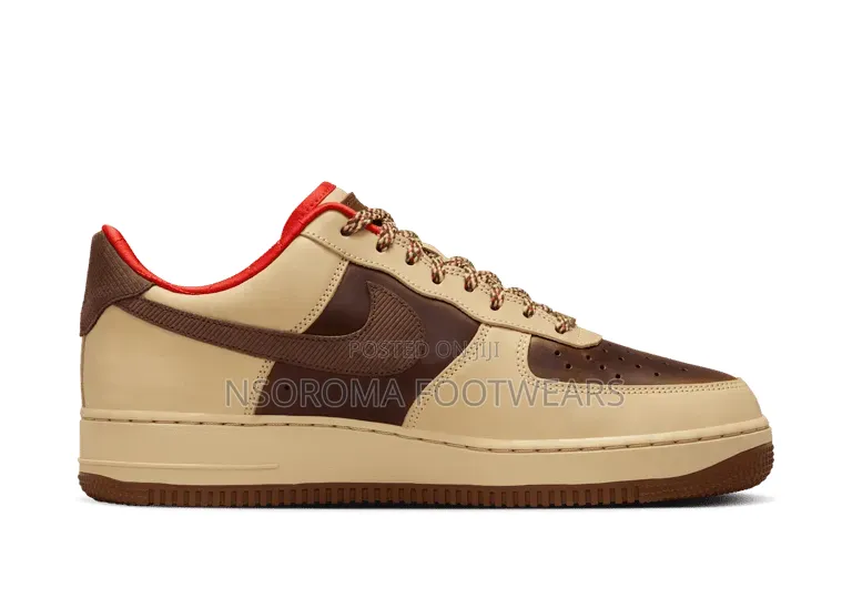 Nike Air Force 1 Light British Tan Cacao | 38–45 | GH₵280