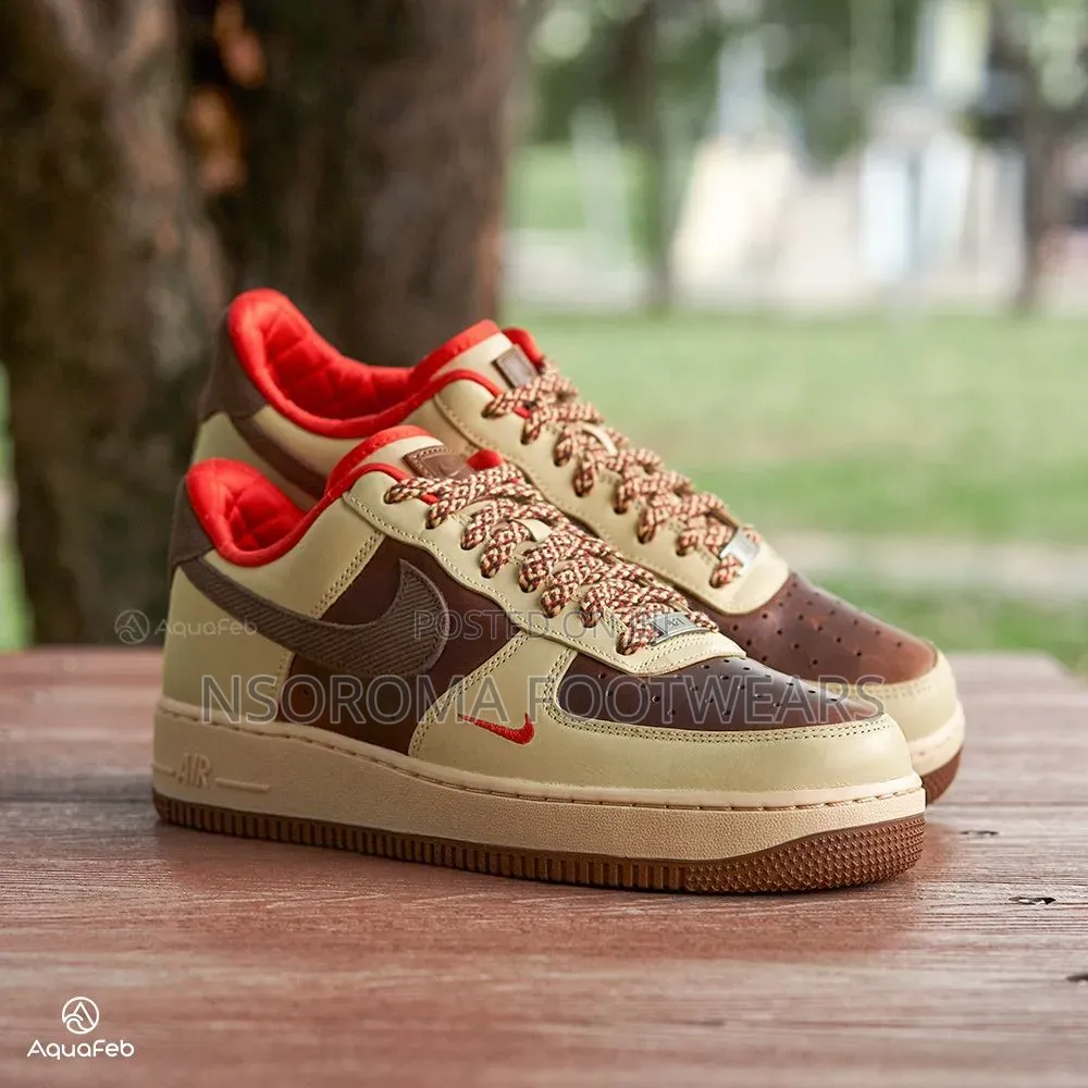 Nike Air Force 1 Light British Tan Cacao | 38–45 | GH₵280