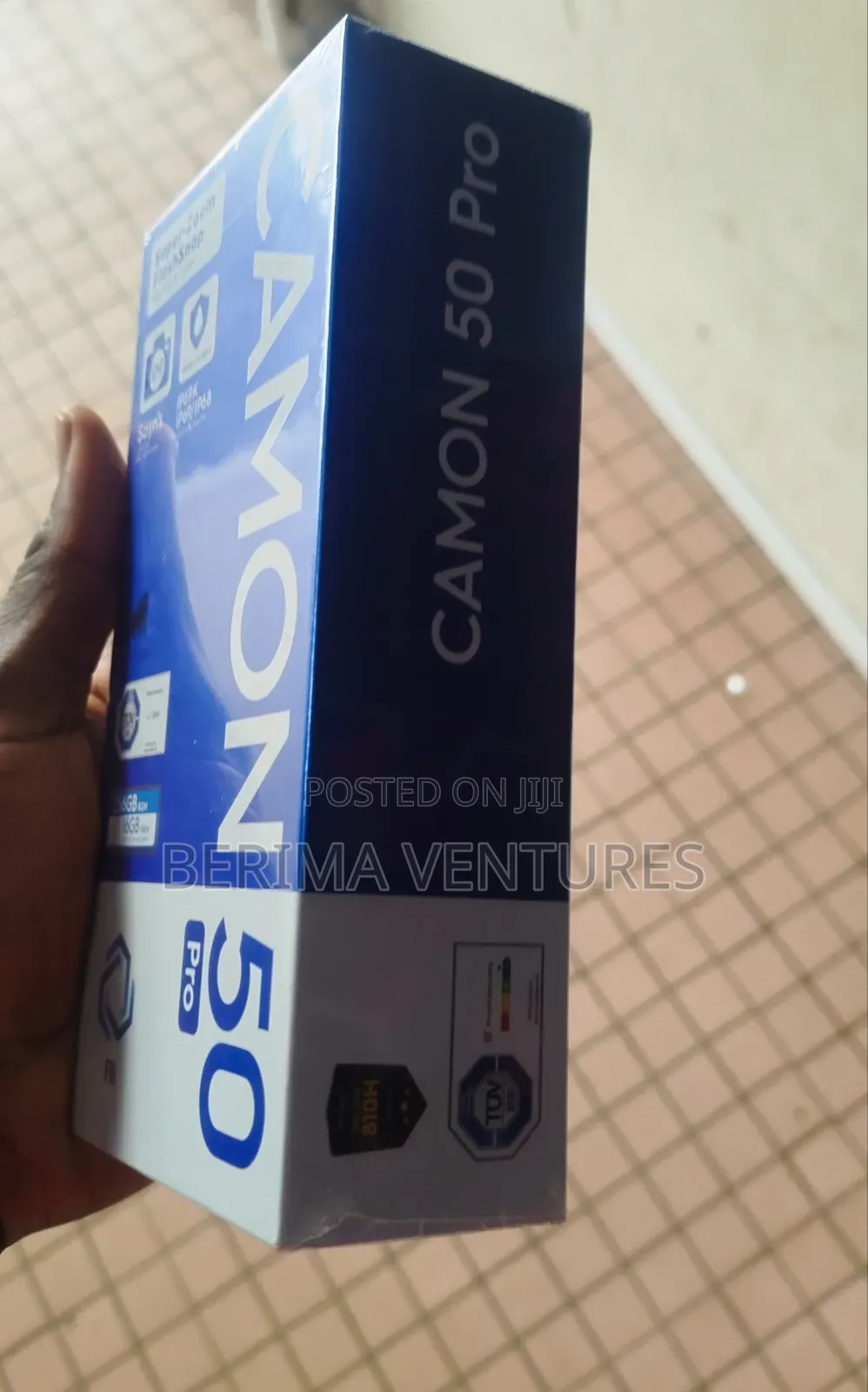 New Tecno Camon 50 Pro 256 GB Black