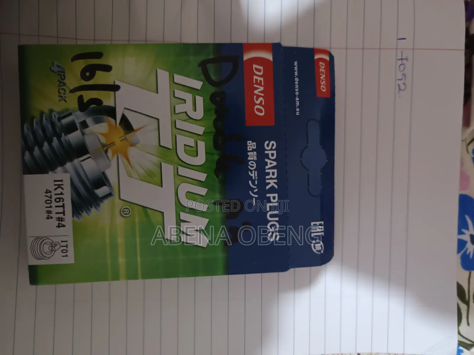 Double Pin Iridium TT Spark Plugs 16/16 Short