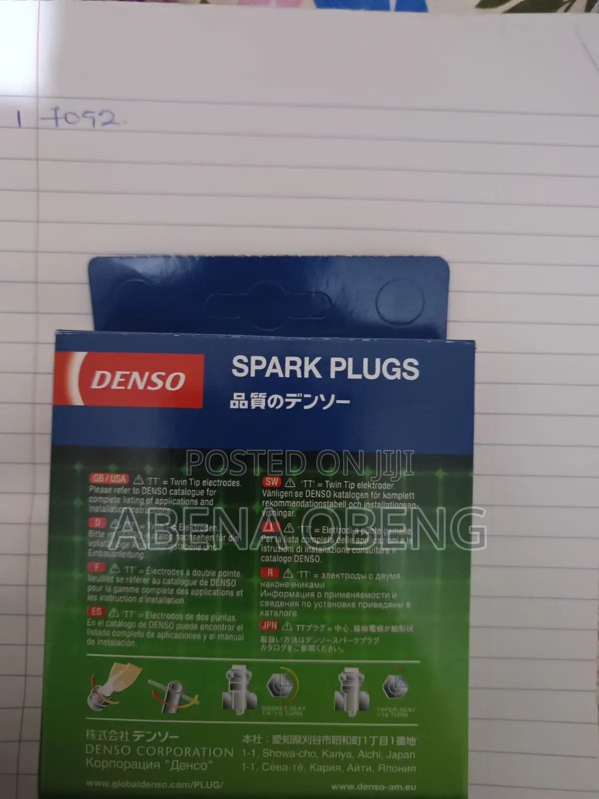 Double Pin Iridium TT Spark Plugs 16/16 Short