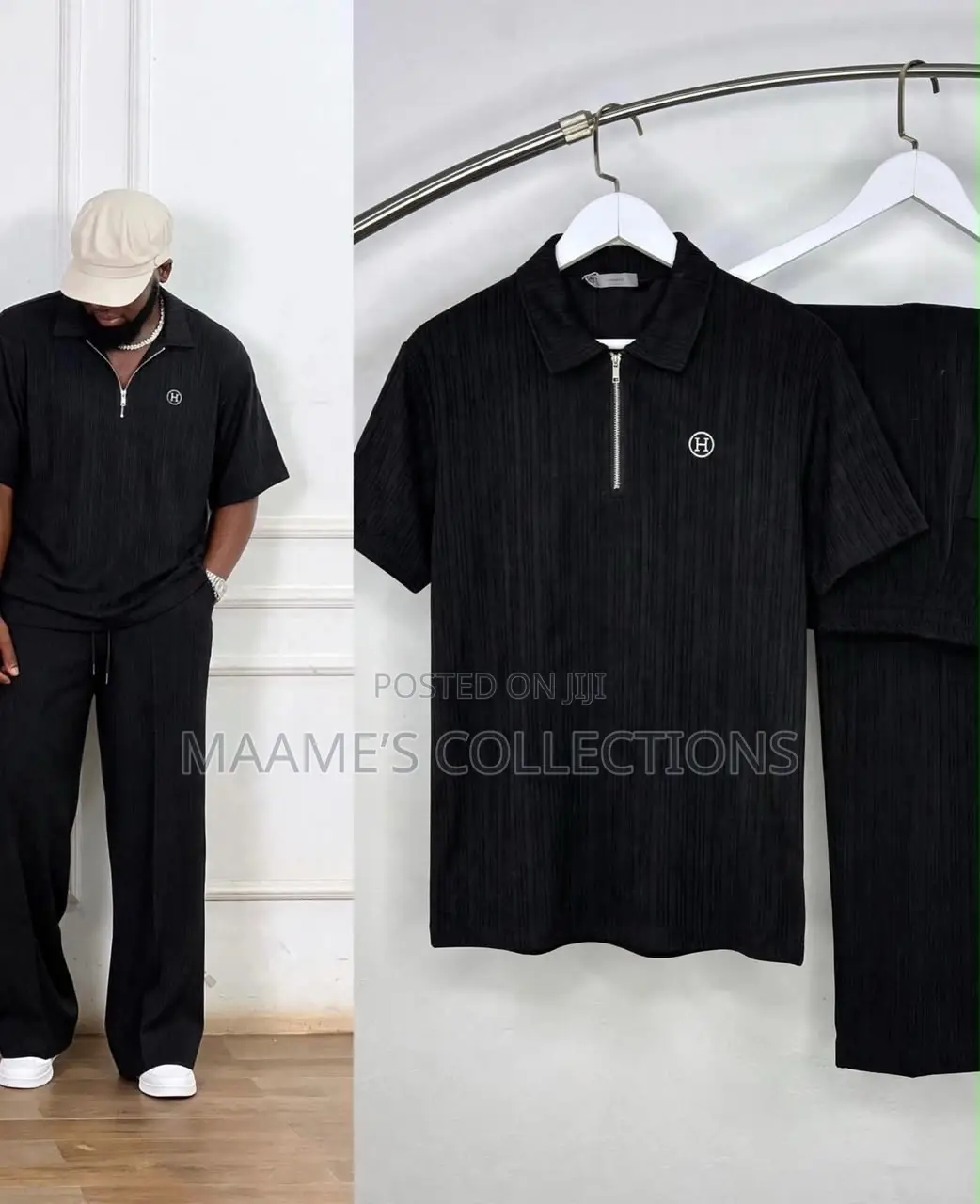 Men’s Premium Short Sleeve Shirt Trousers Set