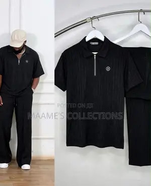 Men’s Premium Short Sleeve Shirt Trousers Set