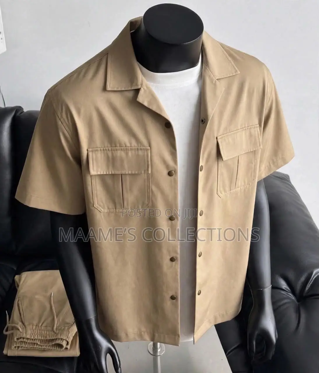 Men’s Premium Short Sleeve Shirt Trousers Set