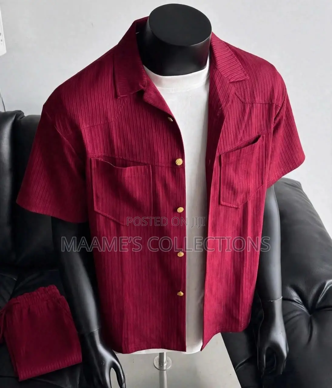 Men’s Premium Short Sleeve Shirt Trousers Set