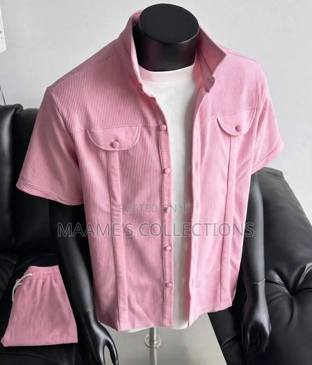 Men’s Premium Short Sleeve Shirt Trousers Set