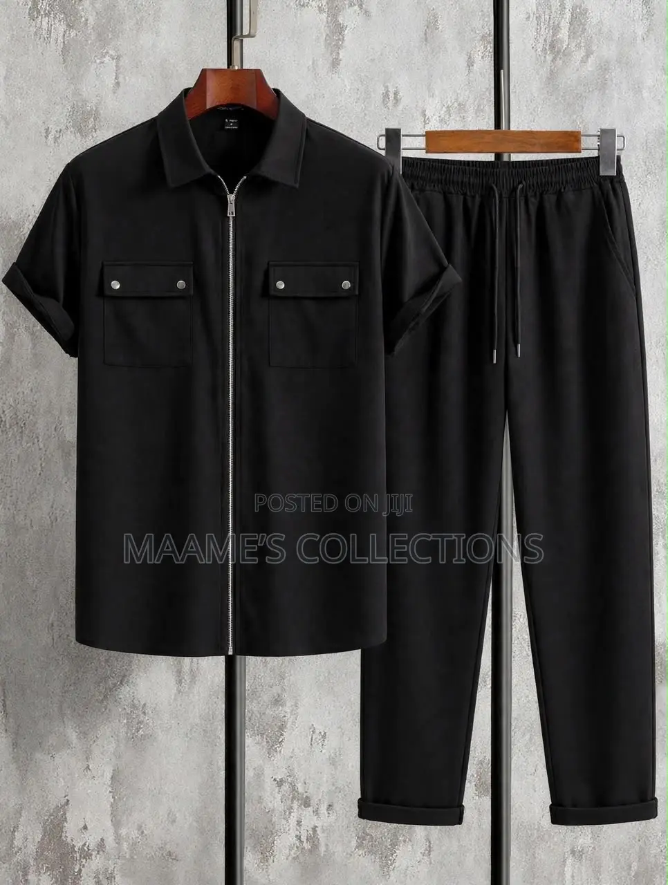 Men’s Premium Short Sleeve Shirt Trousers Set