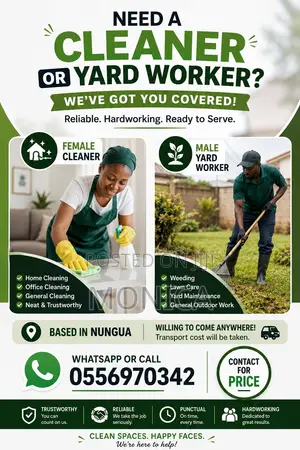 Cleaning Services / Yard Work