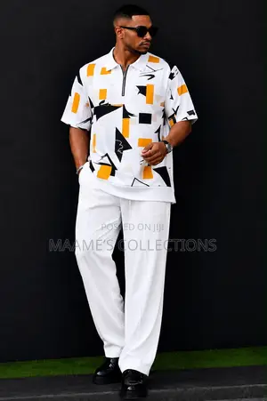 Men’s Stylish Short Sleeve Top Down Sets and Kaftan Top Down Sets