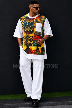 Men’s Stylish Short Sleeve Top Down Sets and Kaftan Top Down Sets