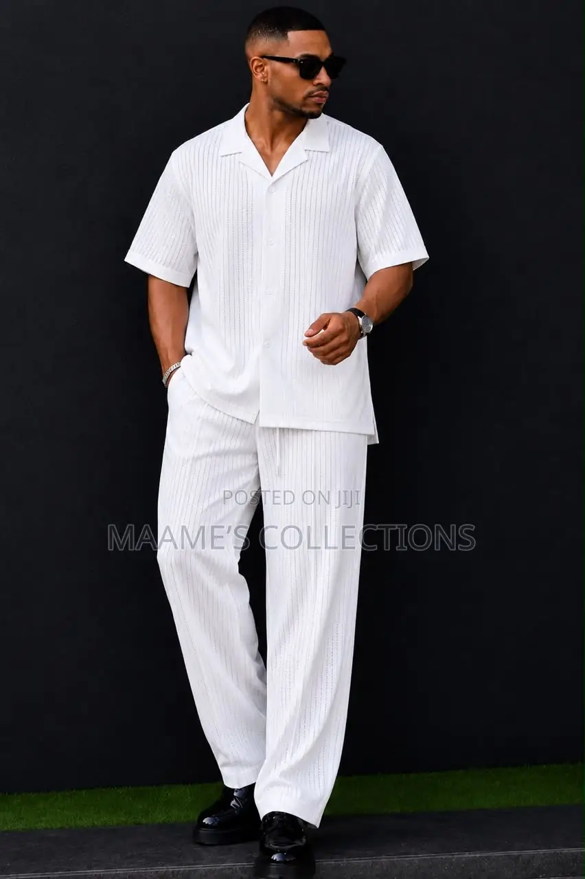 Men’s Stylish Short Sleeve Top Down Sets and Kaftan Top Down Sets