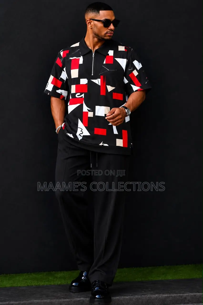 Men’s Stylish Short Sleeve Top Down Sets and Kaftan Top Down Sets