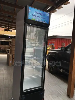 An Ample Storage Nasco 298 LTRS Display Fridge-Nas-Fl360-1dr