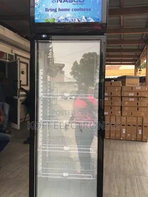 Enhance Production Presentation W/Nasco 298 LTRS Display Fridge