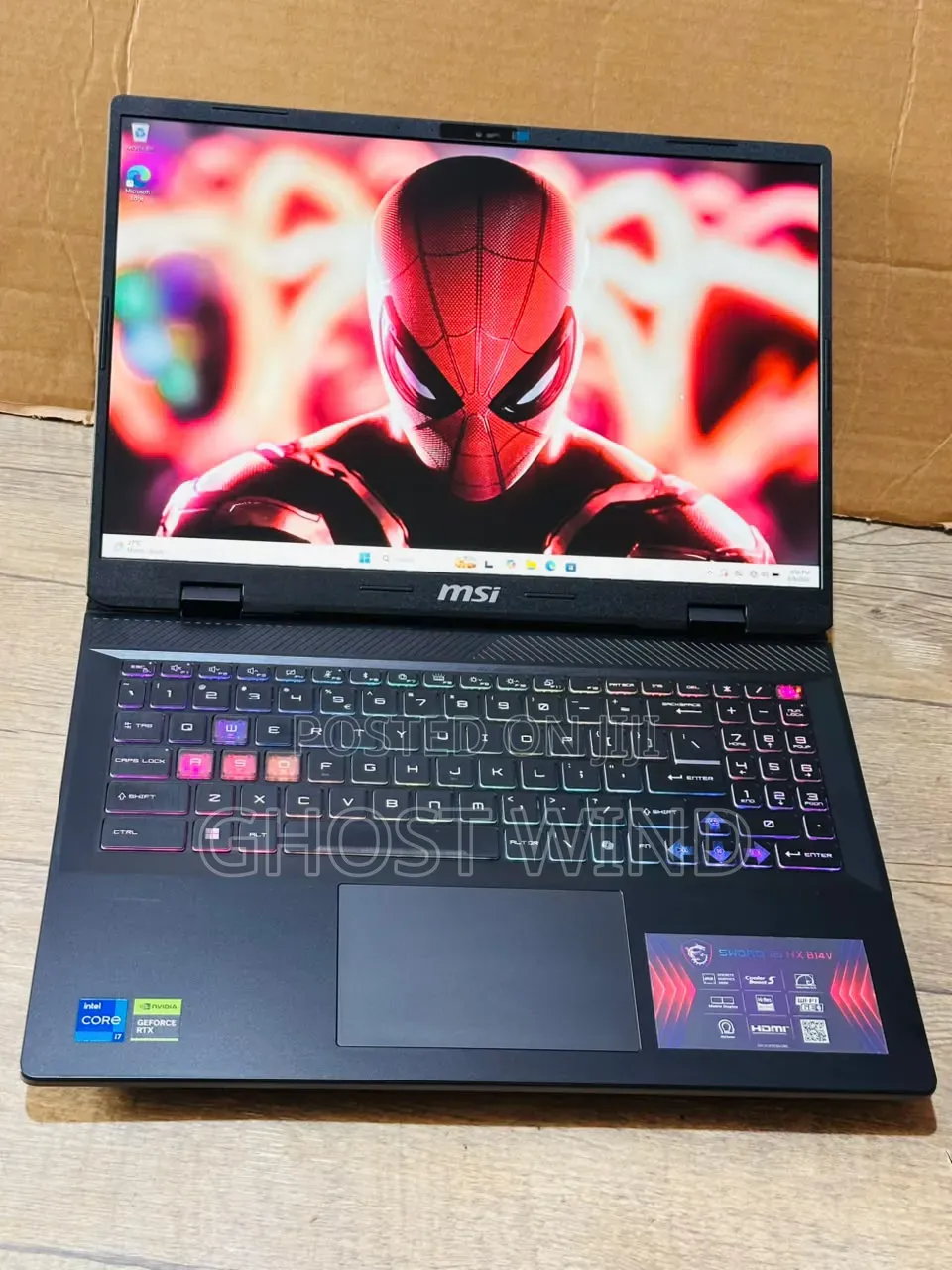 Laptop MSI MSI Sword 17 16GB Intel Core i7 SSD 1T