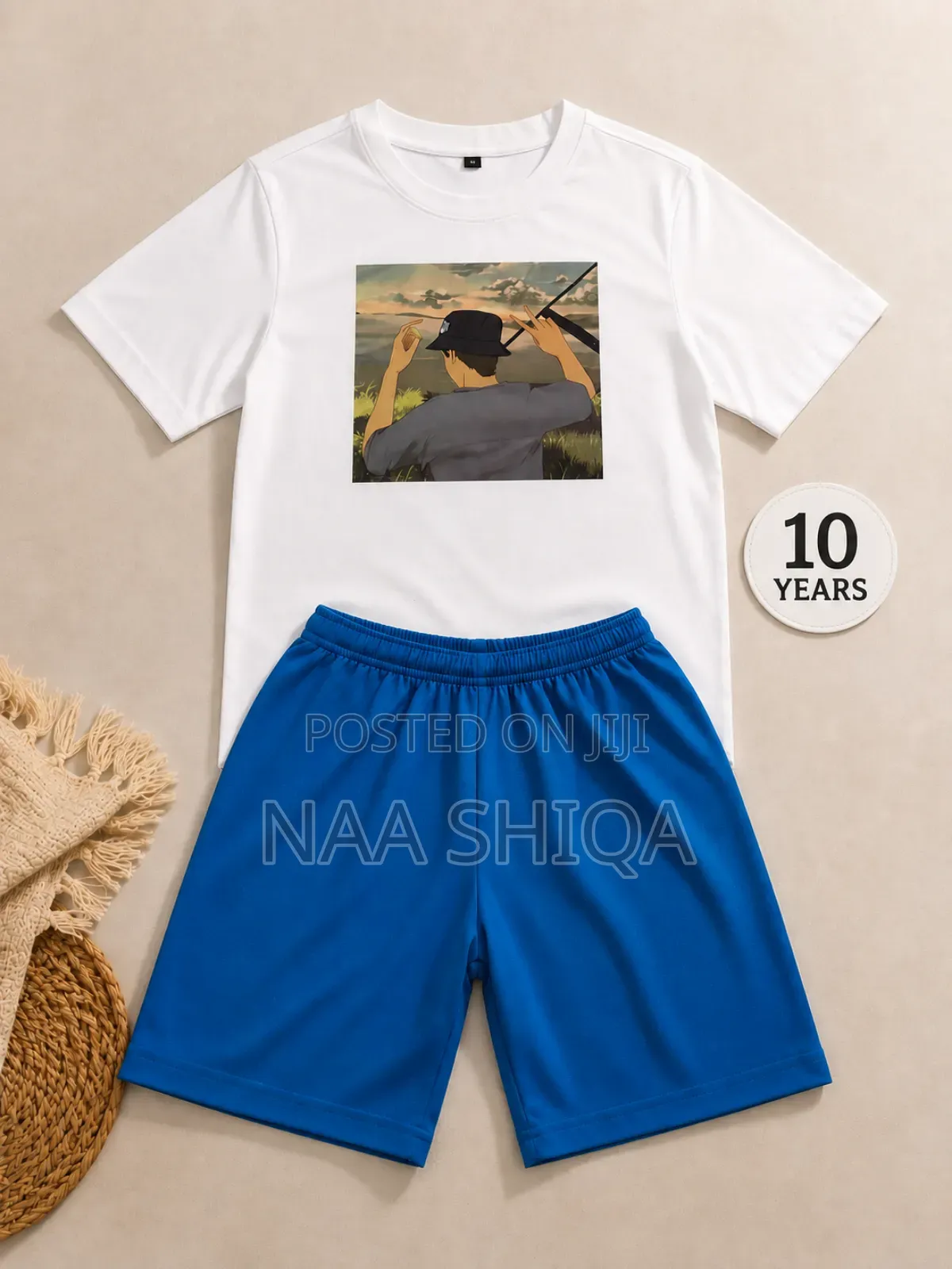 10yrs-Unisex-2 Piece Casual Kids Clothing Set