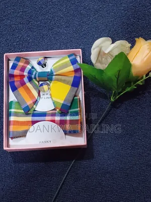 Colourful Checkered Bowtie